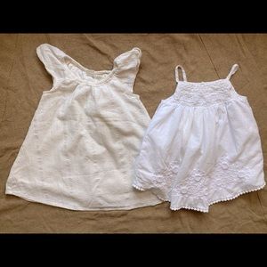 2 Neutral Girls Dresses Summer/Spring